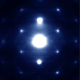 Diffraction pattern of <br> Si(111) 5x2 Au reconstrution